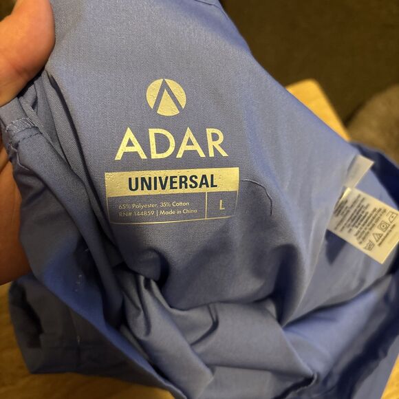 Adar Universal NWT Scrub Pants Size Large Tall Ceil Blue Style 504T Unisex - Picture 10 of 11